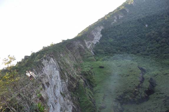 O vasto canyon formado pela kaiteur Falls, na Guiana